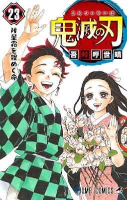 鬼滅の刃 コミック 第23巻 表紙 竈門炭治郎 竈門禰豆子 吾峠呼世晴 Koyoharu Gotoge Demon Slayer Volumes