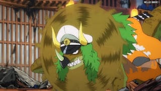 ワンピースアニメ 1041話 ササキ 悪魔の実 動物系 古代種 リュウリュウの実 モデル トリケラトプス ONE PIECE Episode 1041