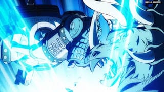 ワンピースアニメ 1019話 フラン剣 勝利のVフラッシュ | ONE PIECE Episode 1019