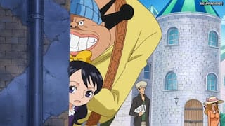 ワンピースアニメ ドレスローザ編 703話 ベビー5 バッファロー 幼少期 | ONE PIECE Episode 703