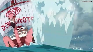ワンピースアニメ ドレスローザ編 703話 ドンキホーテファミリー 海賊船 ヌマンシア・フラミンゴ号 | ONE PIECE Episode 703