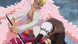 ワンピースアニメ ドレスローザ編 707話 ドフラミンゴ ドフィ DonQuixote Doflamingo | ONE PIECE Episode 707