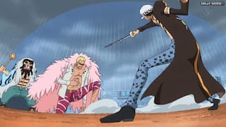 ワンピースアニメ ドレスローザ編 708話 ドフラミンゴ ドフィ DonQuixote Doflamingo | ONE PIECE Episode 708