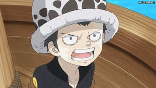 ワンピースアニメ ドレスローザ編 703話 トラファルガー・ロー 幼少期 かわいい CV.神谷浩史 Trafalgar Law | ONE PIECE Episode 703