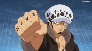 ワンピースアニメ ドレスローザ編 708話 トラファルガー・ロー かっこいい トラ男 Trafalgar Law | ONE PIECE Episode 708
