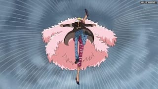 ワンピースアニメ ドレスローザ編 708話 ドフラミンゴ 右腕 切断 | ONE PIECE Episode 708