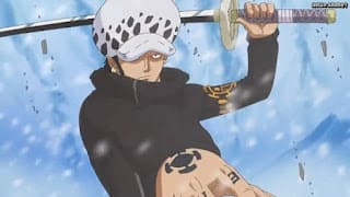 ワンピースアニメ パンクハザード編 587話 トラファルガー・ロー かっこいい トラ男 Trafalgar Law | ONE PIECE Episode 587