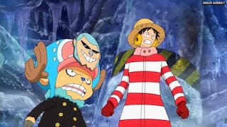 ワンピースアニメ パンクハザード編 591話 チョッパーフランキー chopper franky face | ONE PIECE Episode 591