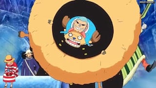 ワンピースアニメ パンクハザード編 591話 チョッパーフランキー chopper franky face | ONE PIECE Episode 591