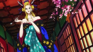 ワンピースアニメ 百獣海賊団 飛び六胞 ブラックマリア Black Maria Beasts Pirates Tobiroppo ONE PIECE