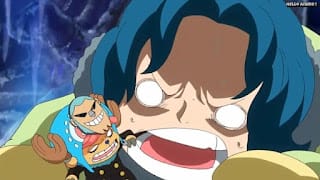 ワンピースアニメ パンクハザード編 591話 チョッパーフランキー chopper franky face | ONE PIECE Episode 591