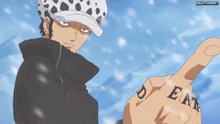 ワンピースアニメ パンクハザード編 587話 トラファルガー・ロー かっこいい トラ男 Trafalgar Law | ONE PIECE Episode 587