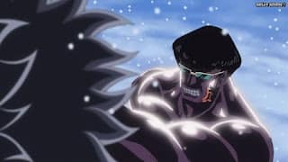 ワンピースアニメ ドレスローザ編 705話 ヴェルゴ 武装色の覇気 Vergo CV.諏訪部順一 | ONE PIECE Episode 705