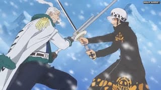 ワンピースアニメ パンクハザード編 587話 トラファルガーロー スモーカー | ONE PIECE Episode 587