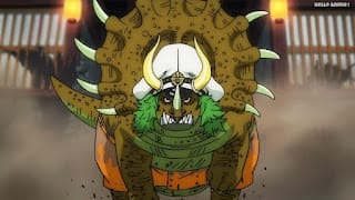 ワンピースアニメ 1019話 ササキ SASAKI CV.ボルケーノ太田 | ONE PIECE Episode 1019