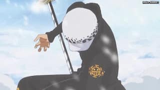 ワンピースアニメ パンクハザード編 587話 トラファルガー・ロー メス トラ男 Trafalgar Law | ONE PIECE Episode 587