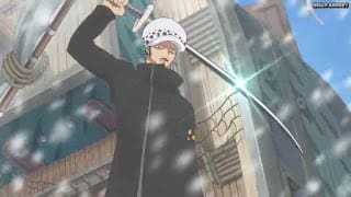 ワンピースアニメ パンクハザード編 587話 トラファルガー・ロー かっこいい トラ男 Trafalgar Law | ONE PIECE Episode 587