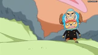 ワンピースアニメ パンクハザード編 591話 チョッパーフランキー chopper franky face | ONE PIECE Episode 591
