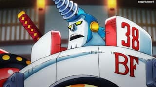 ワンピースアニメ 1019話 フランキー将軍 かっこいい General Franky | ONE PIECE Episode 1019