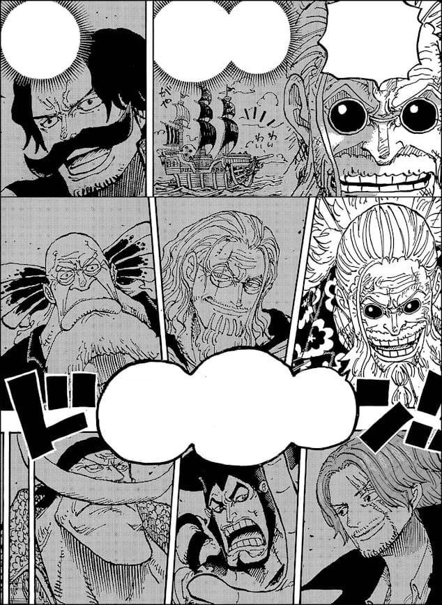ワンピース 漫画 第1190話 ネタバレ 感想 ギャバン シャンクス ロジャー レイリー クロッカス 白ひげ おでん ONE PIECE Chapter 1190