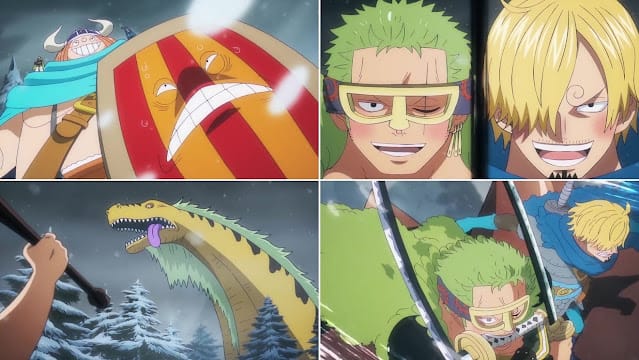 ワンピースアニメ 第1175話 エルバフ編 ネタバレ 感想 ゾロ サンジ アルメ・ド・レール パワーシュート ONE PIECE Episode 1175