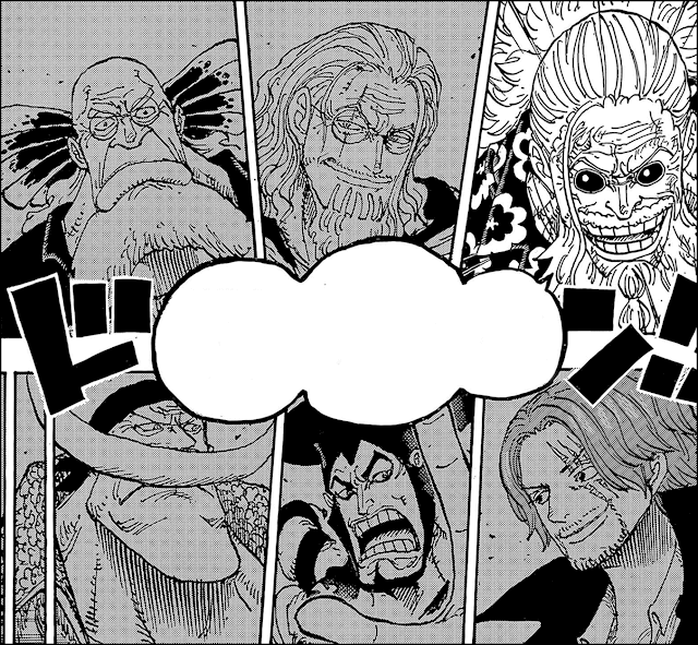 ワンピース 漫画 第1190話 ネタバレ 感想 ギャバン シャンクス ロジャー レイリー クロッカス 白ひげ おでん ONE PIECE Chapter 1190