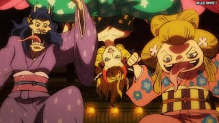 ワンピースアニメ 百獣海賊団 ブラックマリア部下 ONE PIECE Beasts Pirates